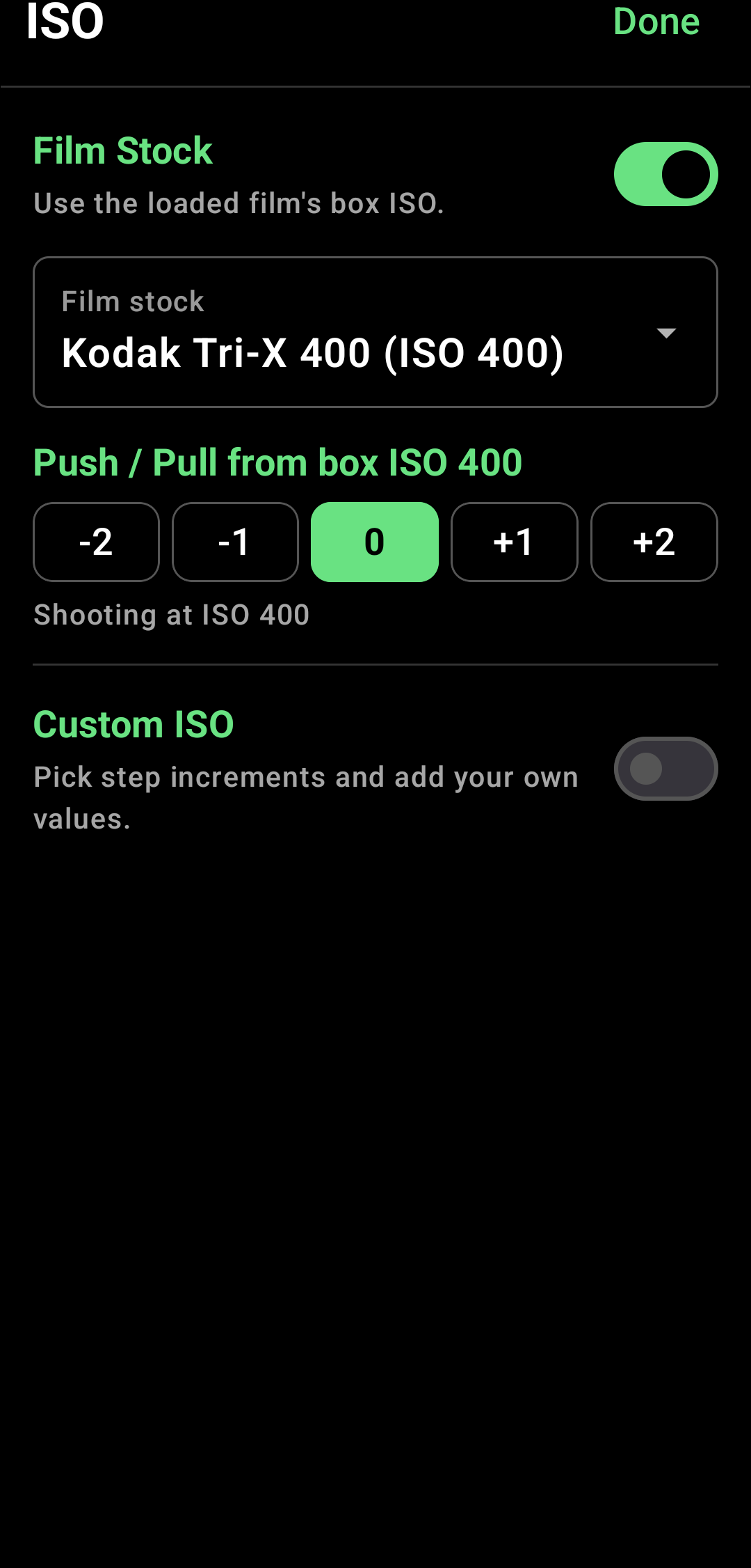 ISO 1 to 12800 range additional view 3