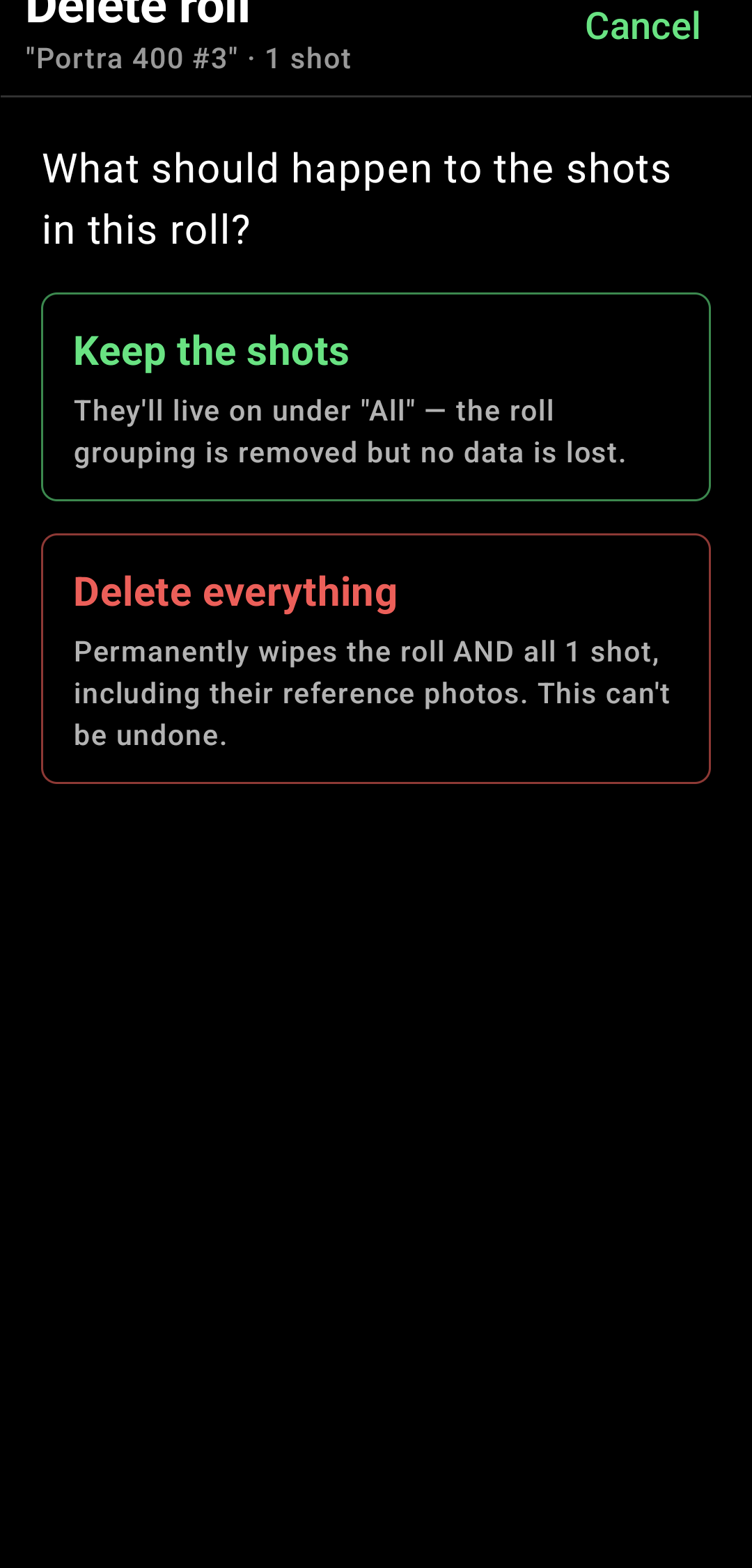 Roll Tracking and Grouping additional view 3