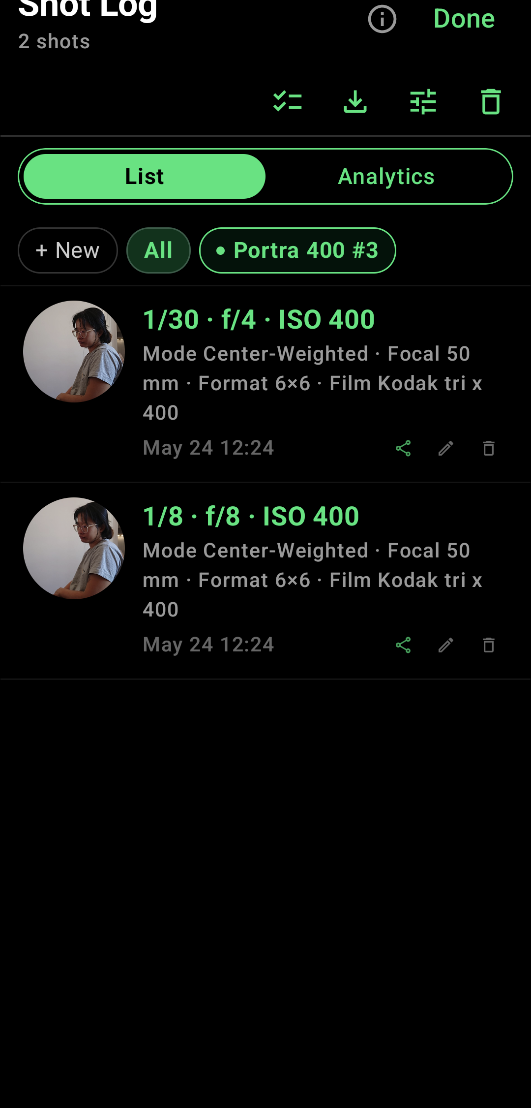 Roll Tracking and Grouping additional view 2