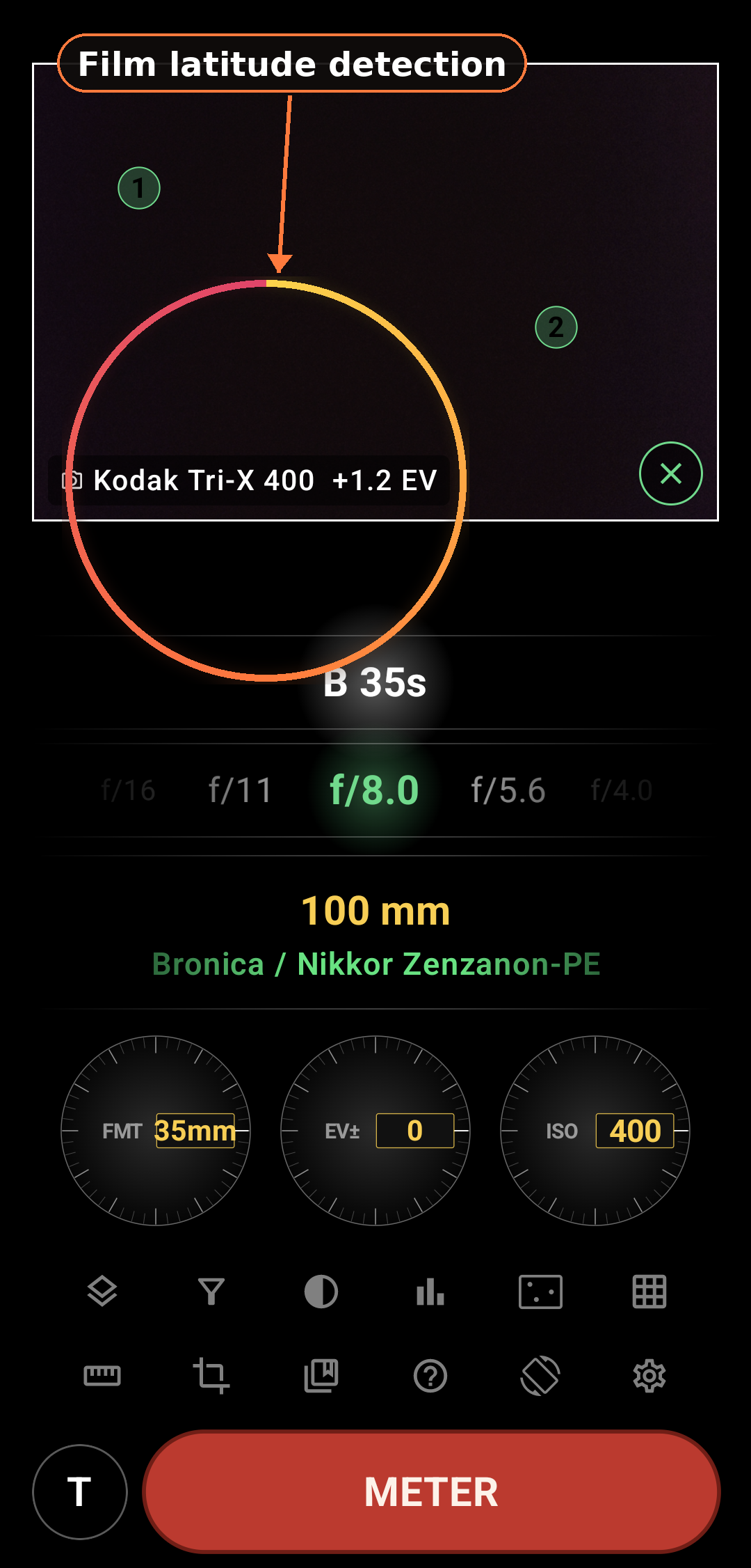 Next-Gen Zone System & AR Mapping feature in Zone Light Meter